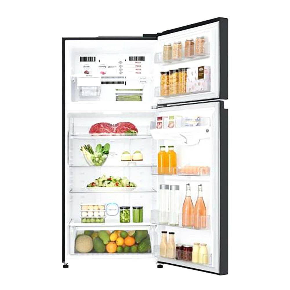 LG Top Mount Refrigerator 506L Black GN-C782SGGL