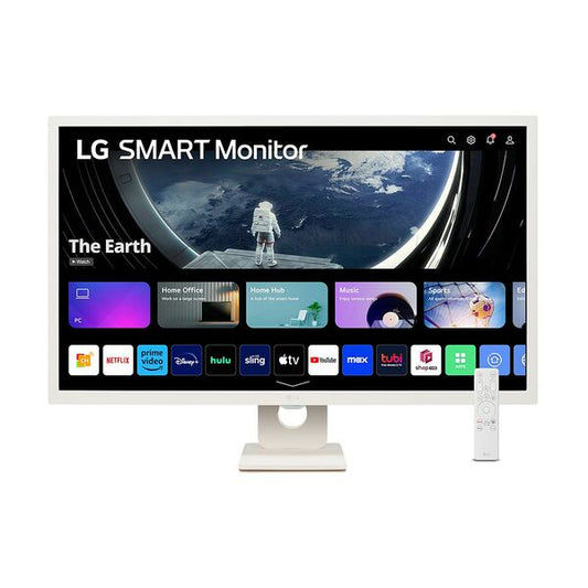 LG 31.5-inch Smart FHD IPS Monitor with webOS 23 White