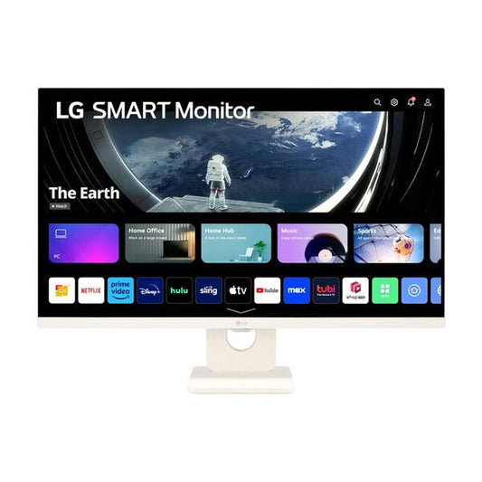 LG 27-inch Smart FHD IPS Monitor with webOS 23 White