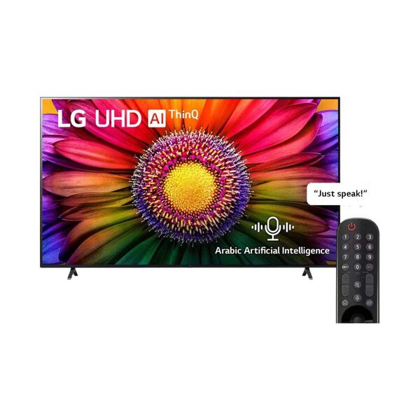 LG 86-Inch 4K Smart TV Black 86UR80006LA