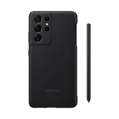 Samsung Silicone Cover with S-Pen for Galaxy S21 Ultra Black