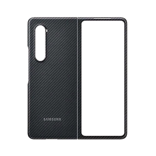 Samsung Leather Aramid Cover for Galaxy Z Fold3 Black