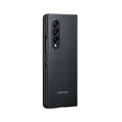 Samsung Leather Aramid Cover for Galaxy Z Fold3 Black