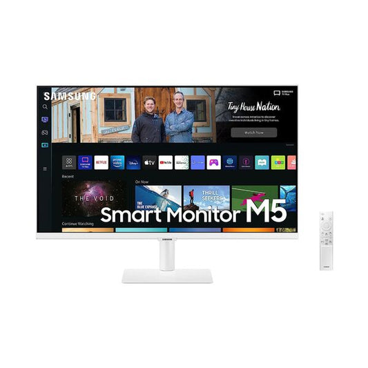 Samsung M5 27-inch Full HD Smart Monitor With Remote White