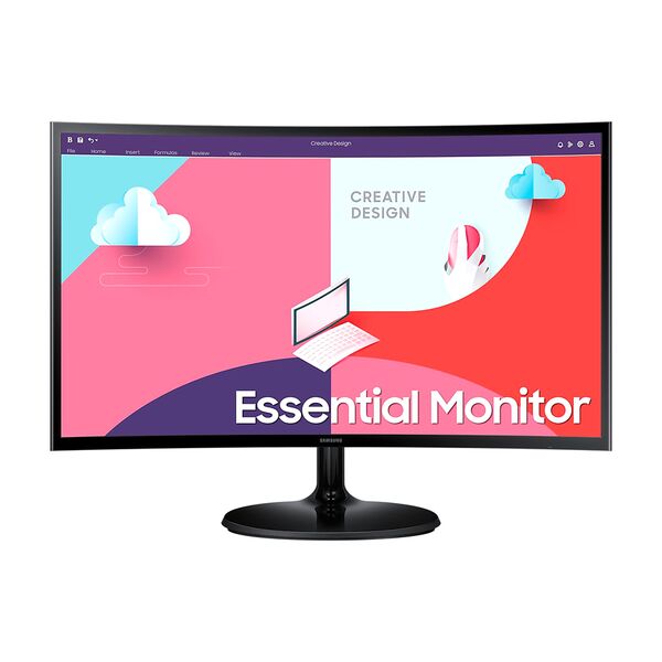 Samsung 24-Inch FHD Curved Mainstram Monitor Black