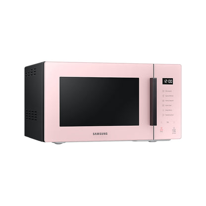 Samsung Bespoke Solo Microwave Oven with Quick Defrost and Glass Touch, 23L, Pink - MS23T5018AP/SG