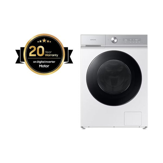 Samsung Front Load Washer and Dryer 11.5+8Kg White WD11BB904DGHGU