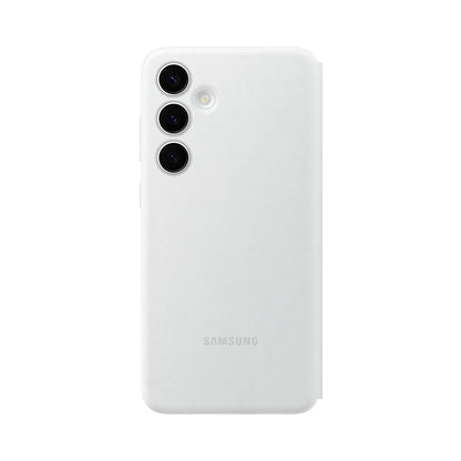 Smart View Wallet Case for Samsung Galaxy S24 Plus White