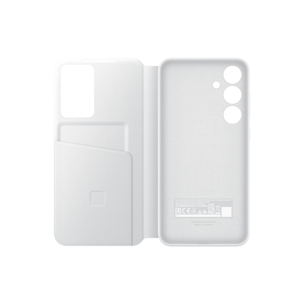 Smart View Wallet Case for Samsung Galaxy S24 Plus White