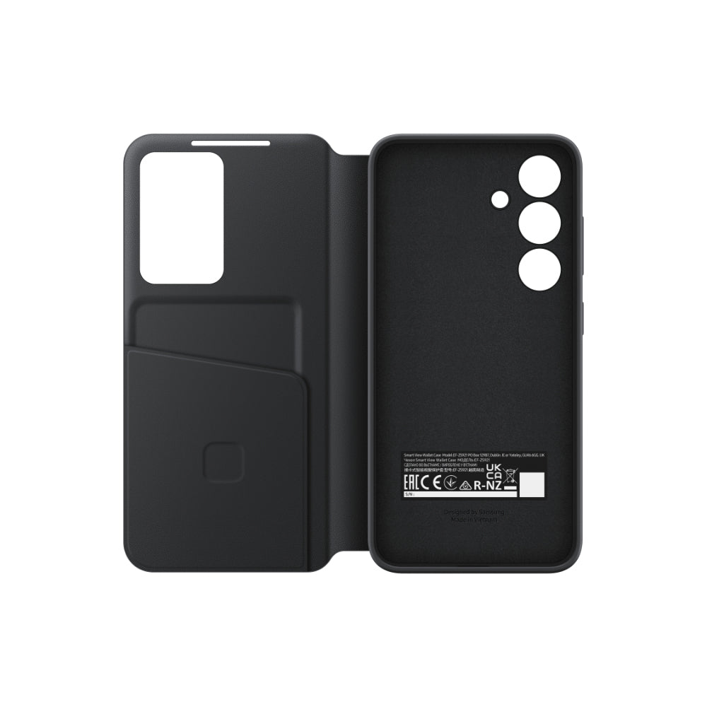 Smart View Wallet Case for Samsung Galaxy S24 Black