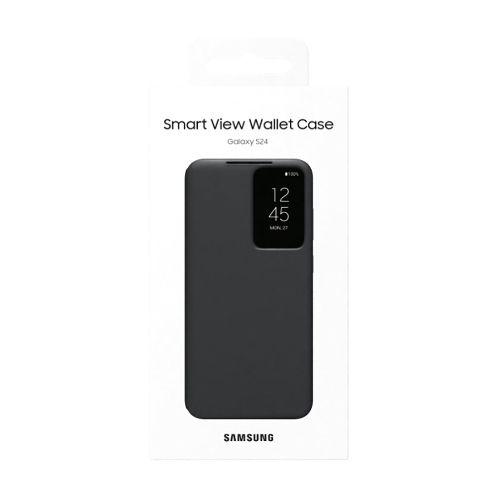 Smart View Wallet Case for Samsung Galaxy S24 Black