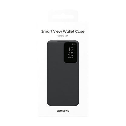 Smart View Wallet Case for Samsung Galaxy S24 Black