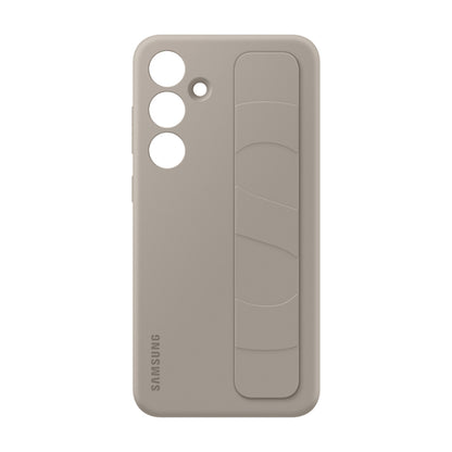 Standing Grip Case Cover for Samsung Galaxy S24 Plus Taupe