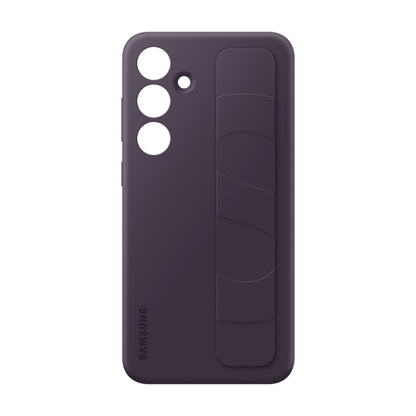 Standing Grip Case Cover for Samsung Galaxy S24 Plus Dark Violet