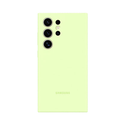 Silicone Case Cover for Samsung Galaxy S24 Ultra Lime