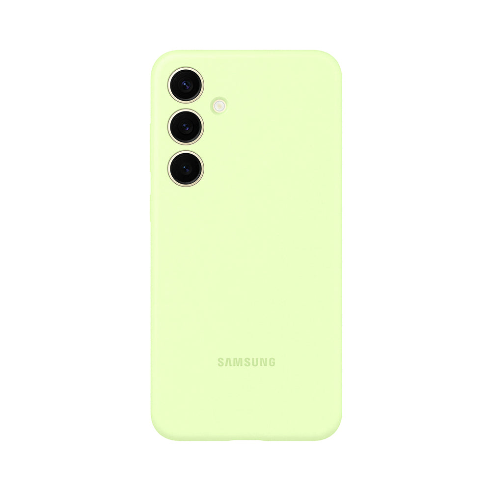 Silicone Case Cover for Samsung Galaxy S24 Plus Lime