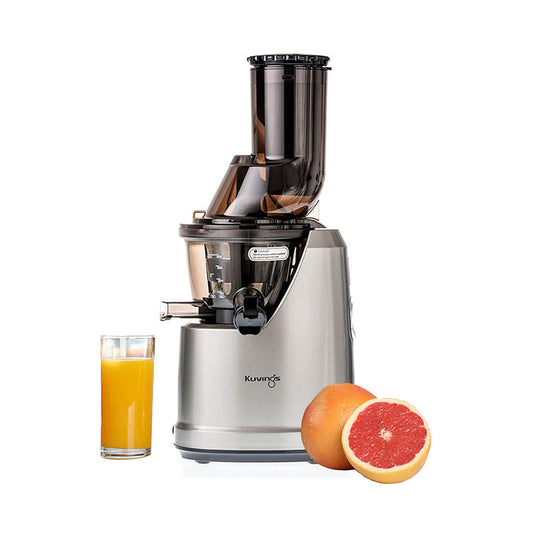 Kuvings Slow Juicer with Wide Feeding Tube 500ml Silver/Grey