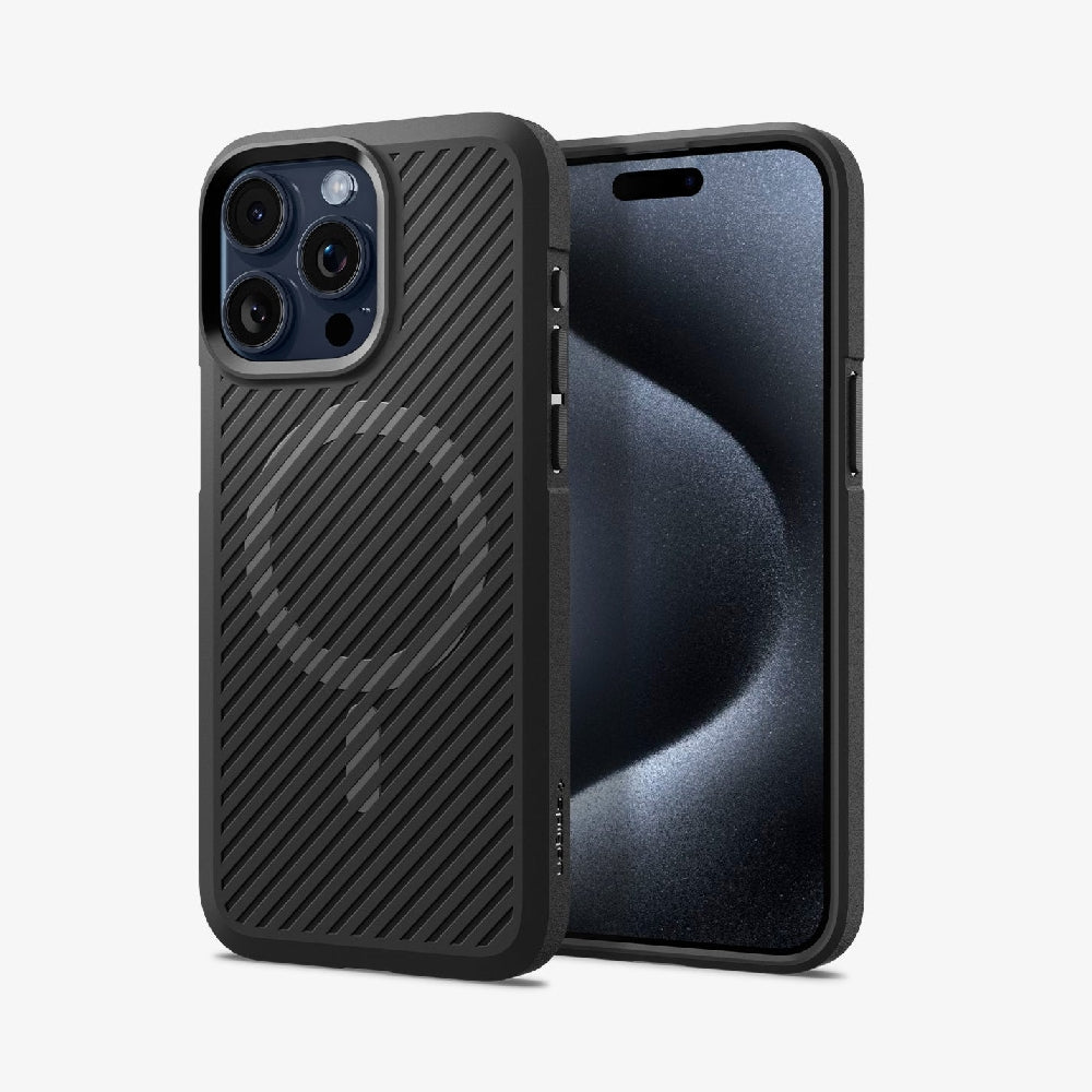 Spigen Core Armor MagFit Case for Apple iPhone 15 Pro Max Matte Black