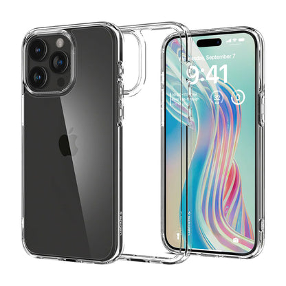 Spigen Crystal Hybrid Case For Apple iPhone 15 Pro Max Clear