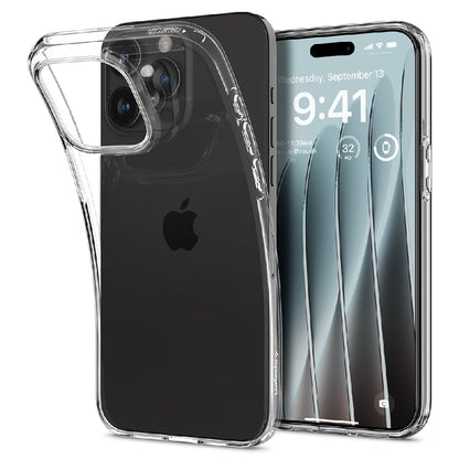 Spigen Crystal Flex Case for Apple iPhone 15 Plus Clear