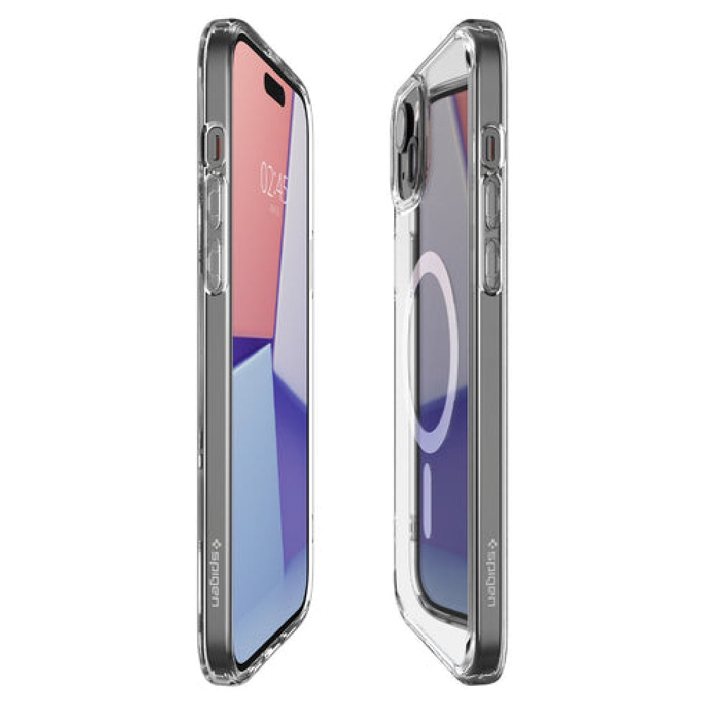 Spigen Crystal Hybrid MagFit Case for Apple iPhone 15 Plus White