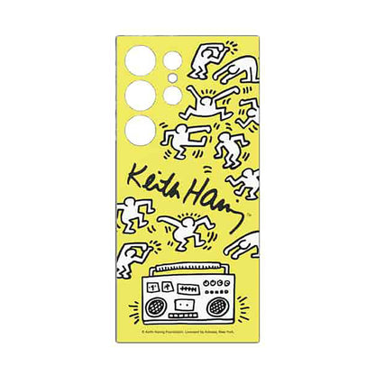 Samsung Keith Haring Dance Interactive Card for Galaxy S24 Ultra Yellow