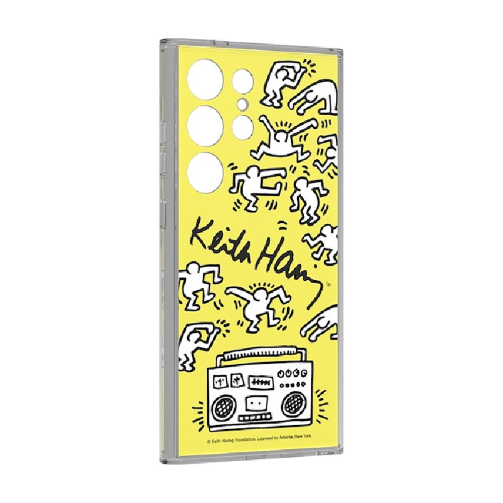 Samsung Keith Haring Dance Interactive Card for Galaxy S24 Ultra Yellow