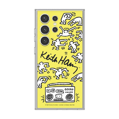 Samsung Keith Haring Dance Interactive Card for Galaxy S24 Ultra Yellow