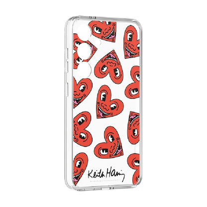 Samsung Keith Haring Heart Interactive Card for Galaxy S24 Red