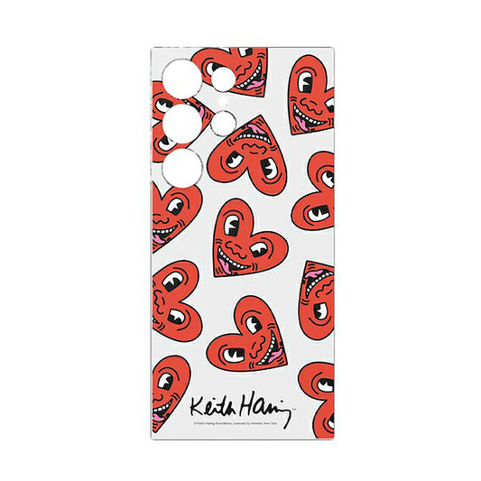 Samsung Keith Haring Heart Interactive Card for Galaxy S24 Ultra Red