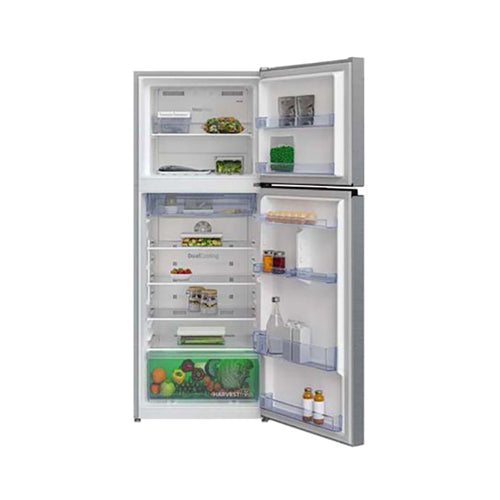 Beko Top Mount Refrigerator 409L Silver RDNT401XS