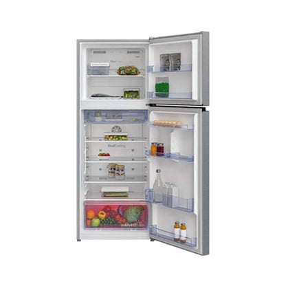 Beko Top Mount Refrigerator 409L Silver RDNT401XS