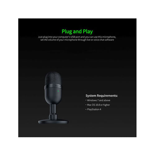 Razer Seiren Mini Ultracompact Microphone Black