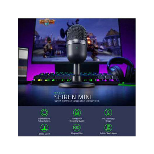 Razer Seiren Mini Ultracompact Microphone Black