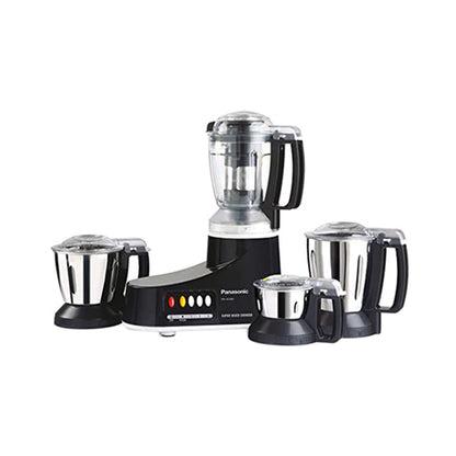 Panasonic Super Mixer Grinder, 1000W, Mx-Ac400, Black, 3 Stainless Steel Jars, 1 Juicer Jar