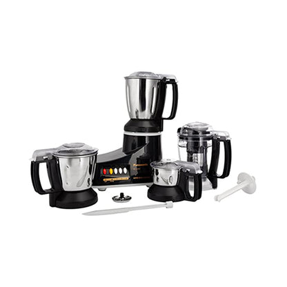 Panasonic Super Mixer Grinder, 1000W, Mx-Ac400, Black, 3 Stainless Steel Jars, 1 Juicer Jar