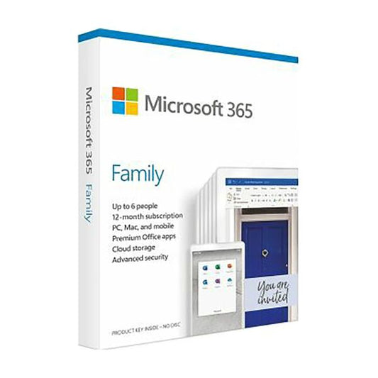 Microsoft 365 Family 1 Year Subscription