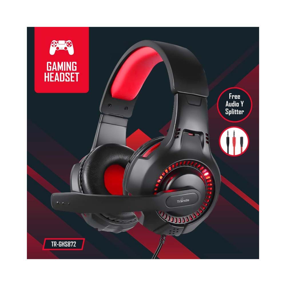 Trands Wired Over-Ear Gaming Headset