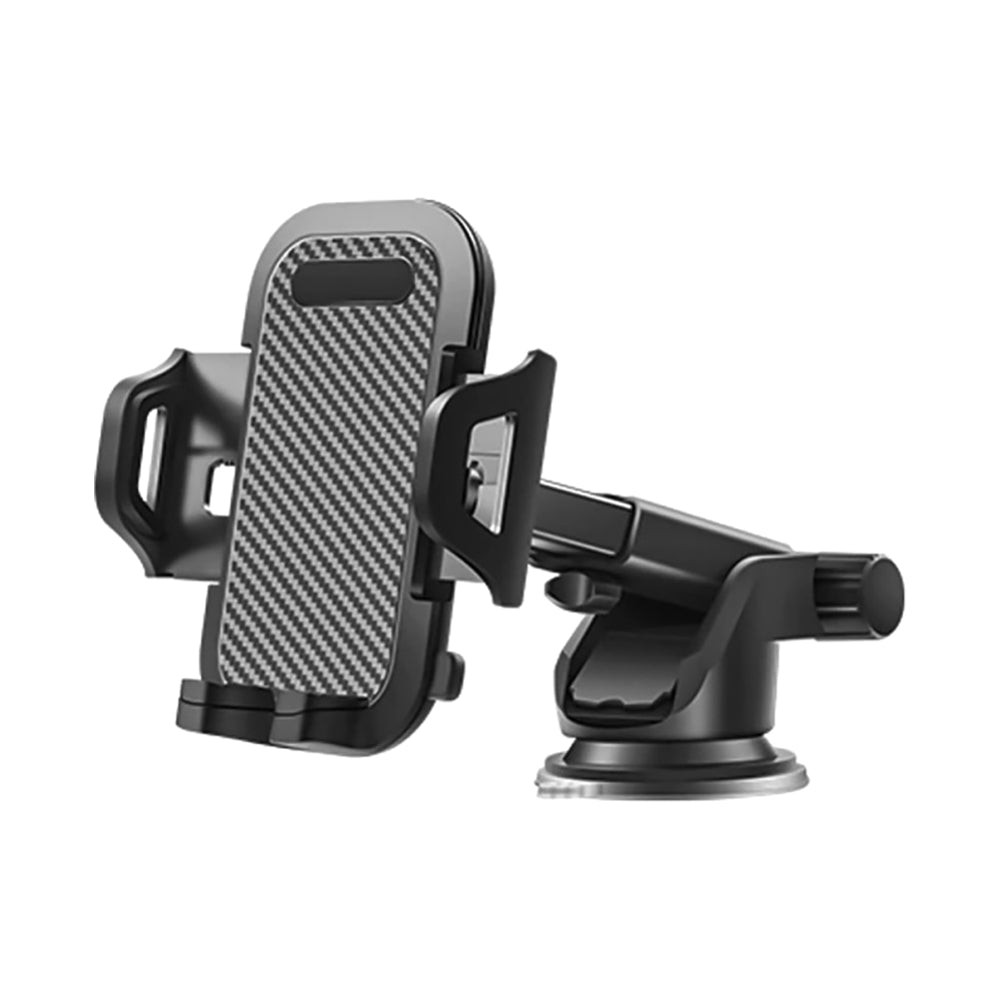 Trands Adjustable Dashboard & Windshield Car Phone Holder Black