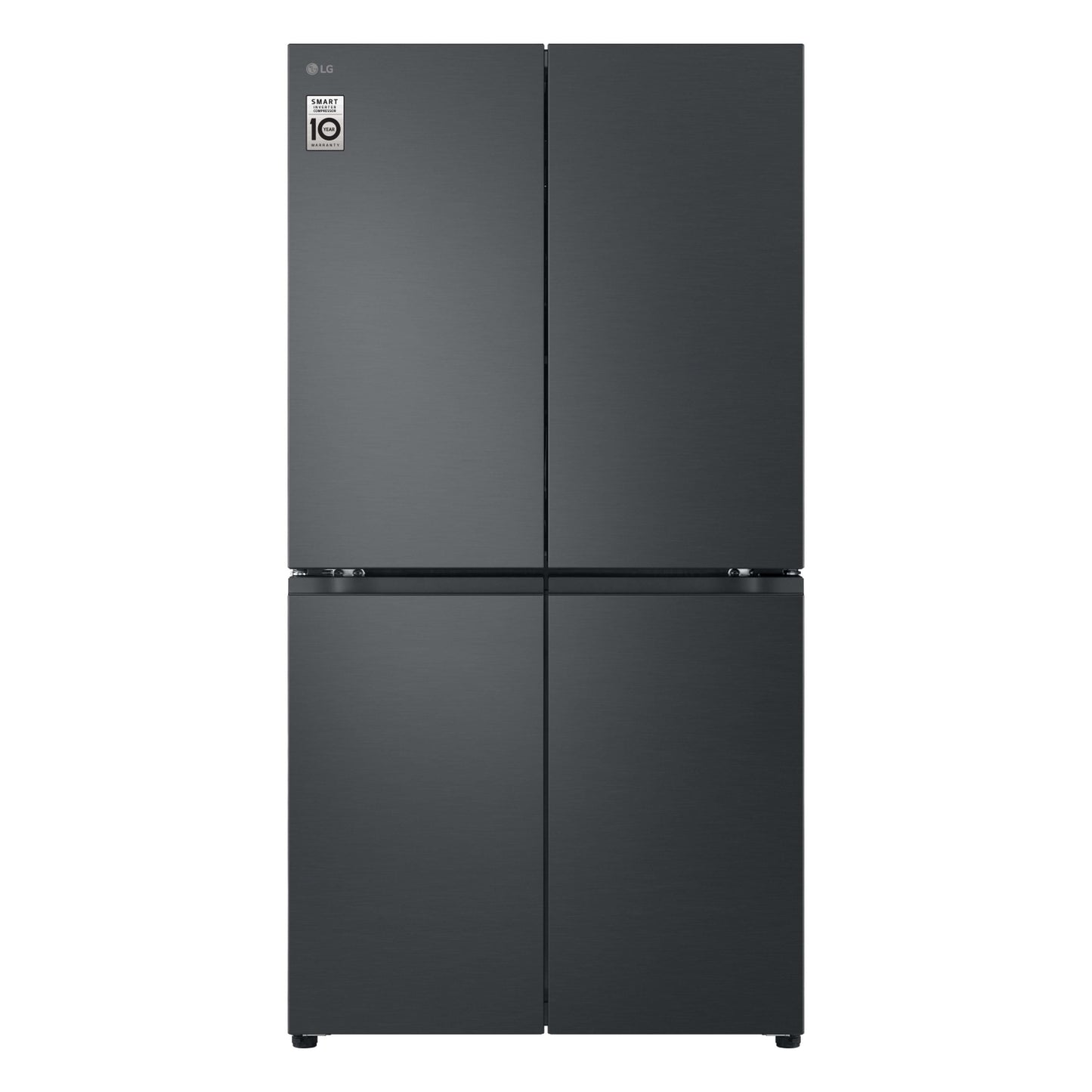 LG Side by Side Refrigerator GR-B34FFCDB, Steel Black,4 Door 601 L