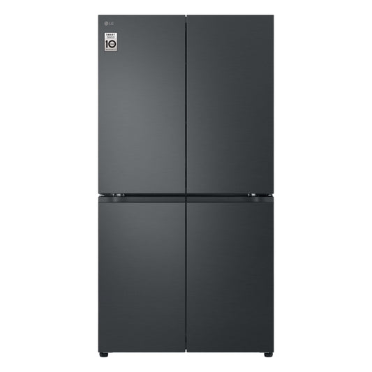 LG Side by Side Refrigerator GR-B34FFCDB, Steel Black,4 Door 601 L