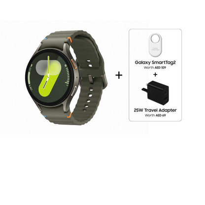 Samsung Galaxy Watch7 44mm BT - Green+Smarttag2+25W Travel Adaptor