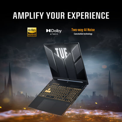 Asus TUF F16 Gaming Laptop Intel Core 5-210H, 16GB RAM, 512GB SSD, 16-inch display, Gray