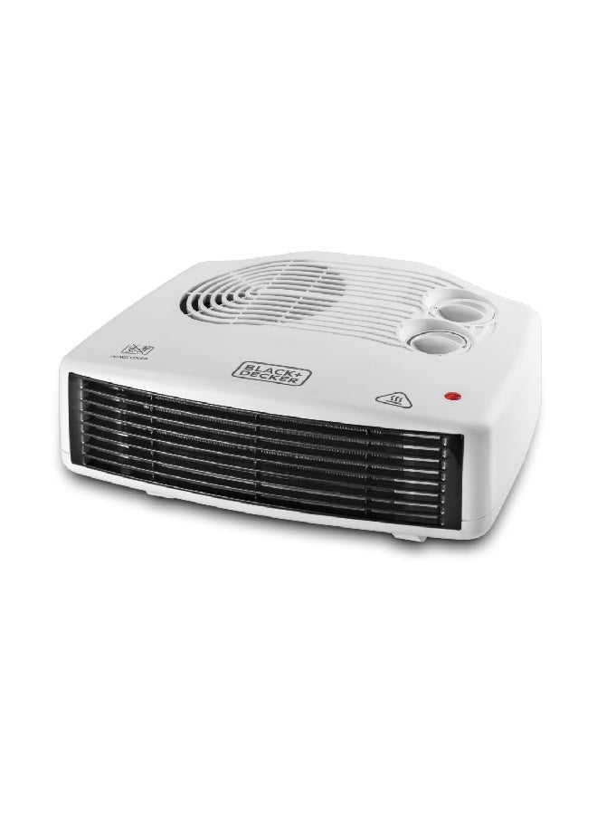 BLACK+DECKER HX230T-B5 Horizontal Fan Heater 2400W White/Black