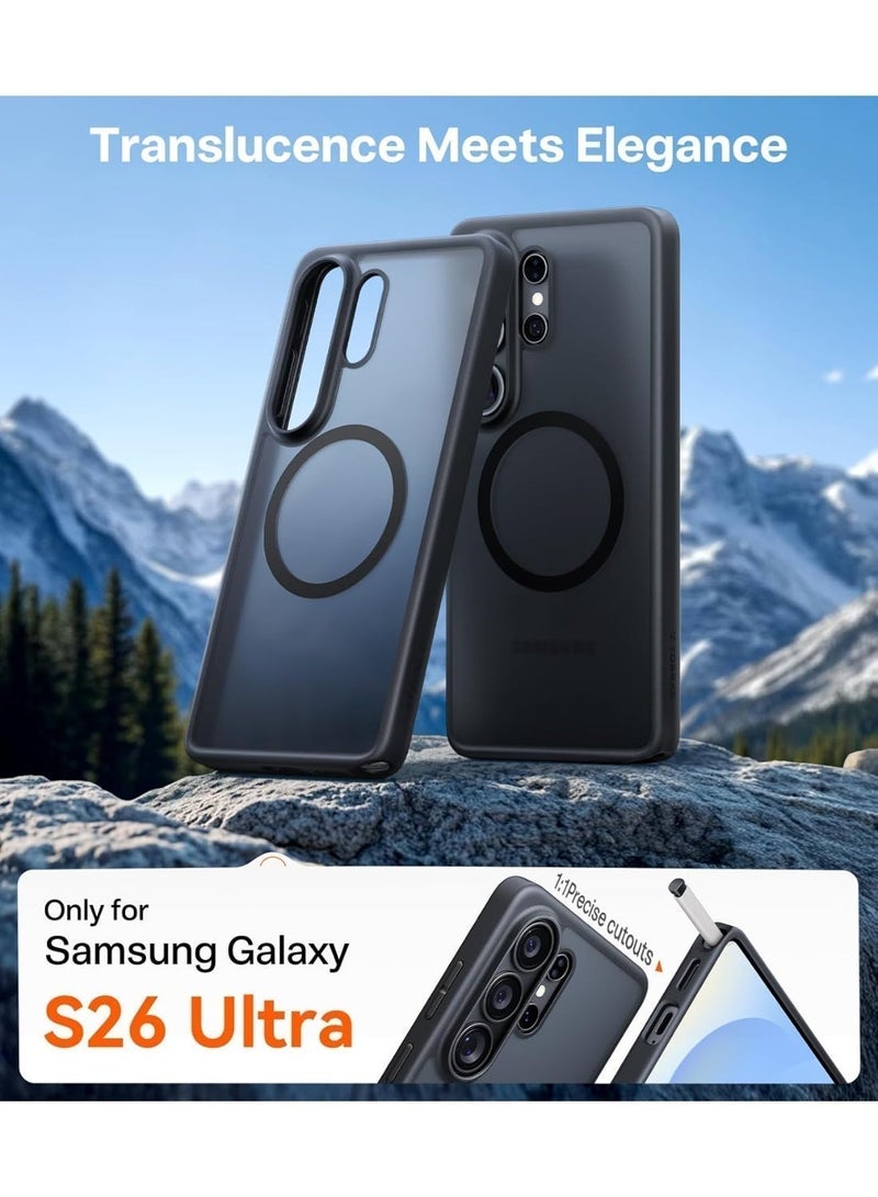 TORRAS Guardian Magnetic Case for Samsung Galaxy S26 Ultra - Black