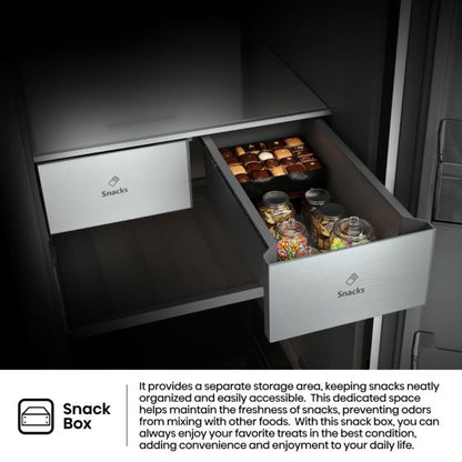 Hisense Side by Side Refrigerator, 614L, Black, RS9P819GTB