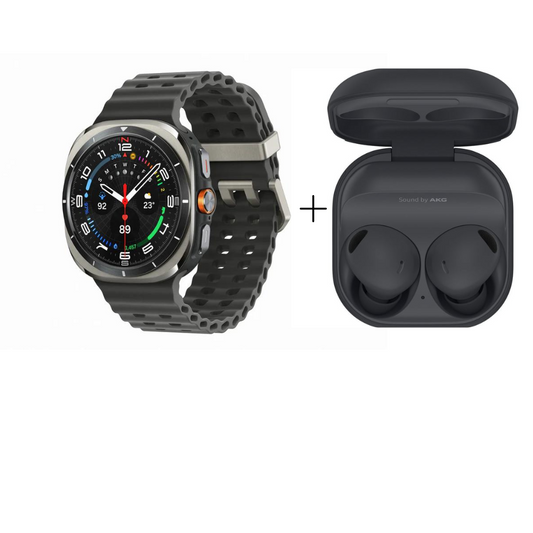 Samsung Galaxy Watch Ultra LTE - Titanium Sliver+Buds2 Pro