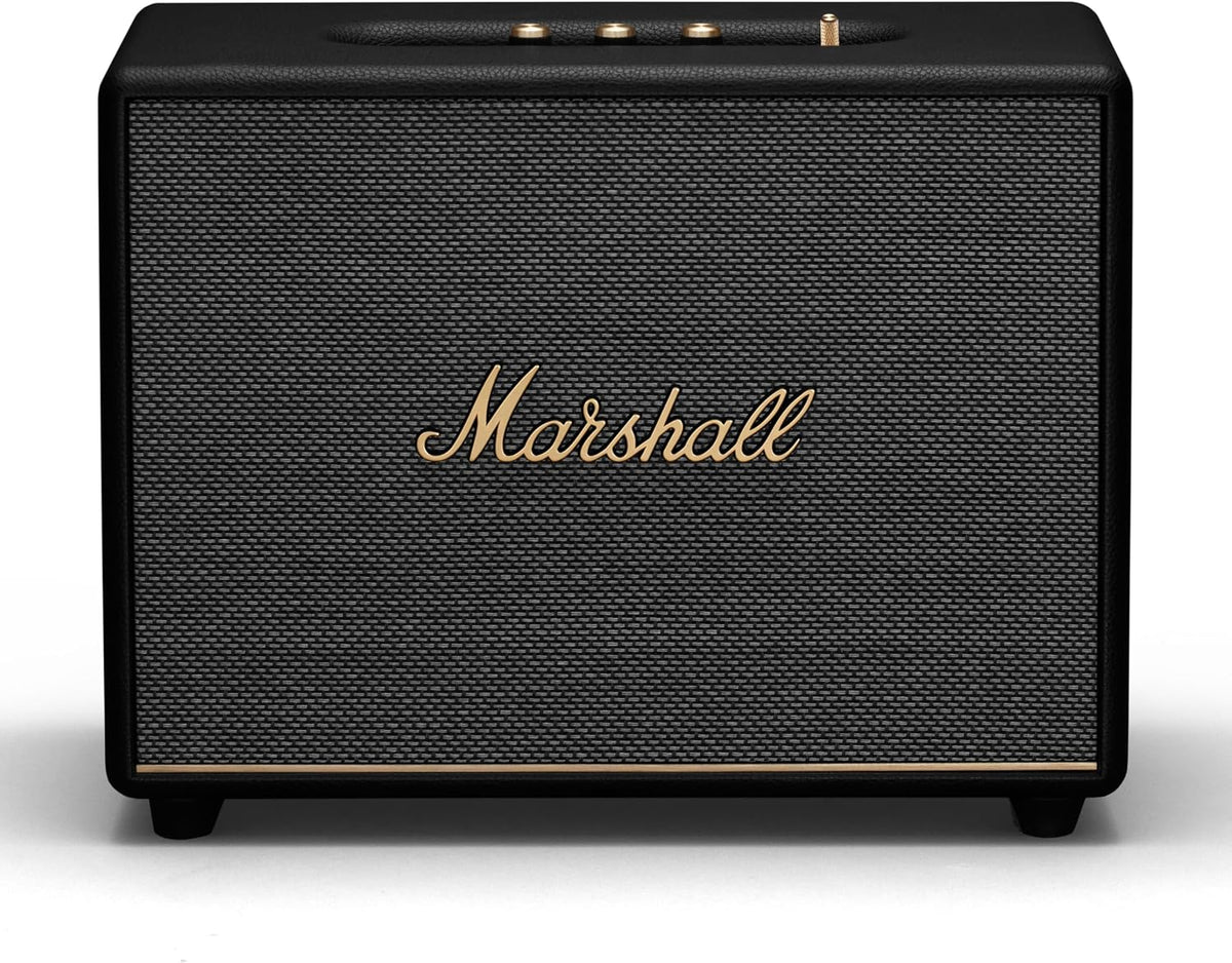 Marshall Woburn III — 130W Bluetooth 5.2 Home Speaker, HDMI, Dynamic Loudness, Night Mode, Black