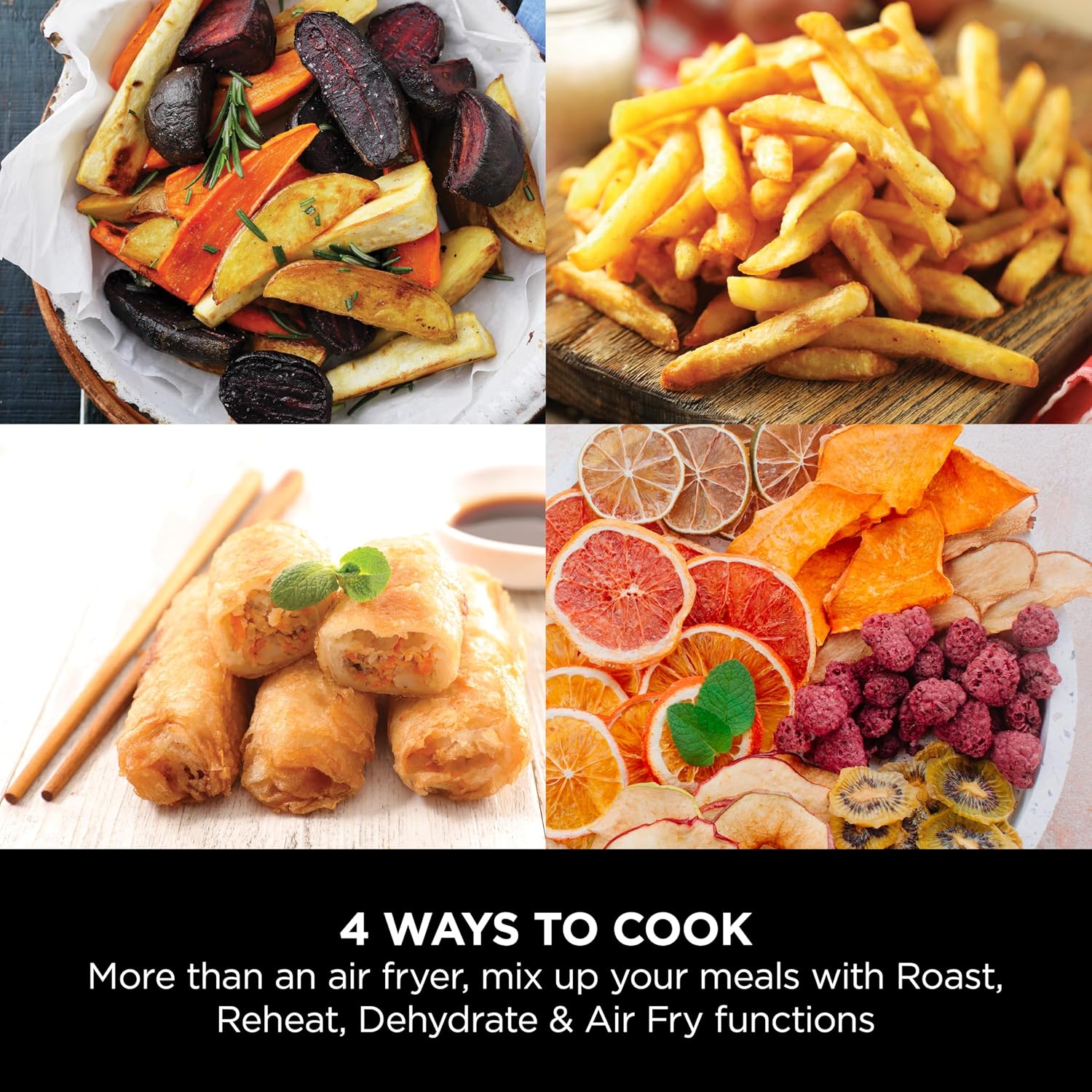 Ninja AF100ME Air Fryer - Ceramic Non-Stick Basket Detail
