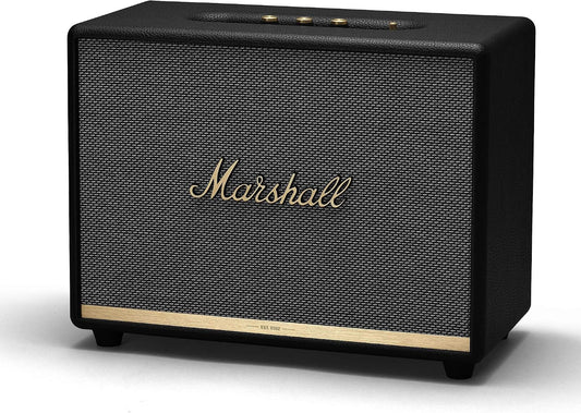 Marshall Woburn II — 110W Bluetooth 5.0 Home Speaker, aptX, Dual Woofers, 3.5mm & RCA, Black